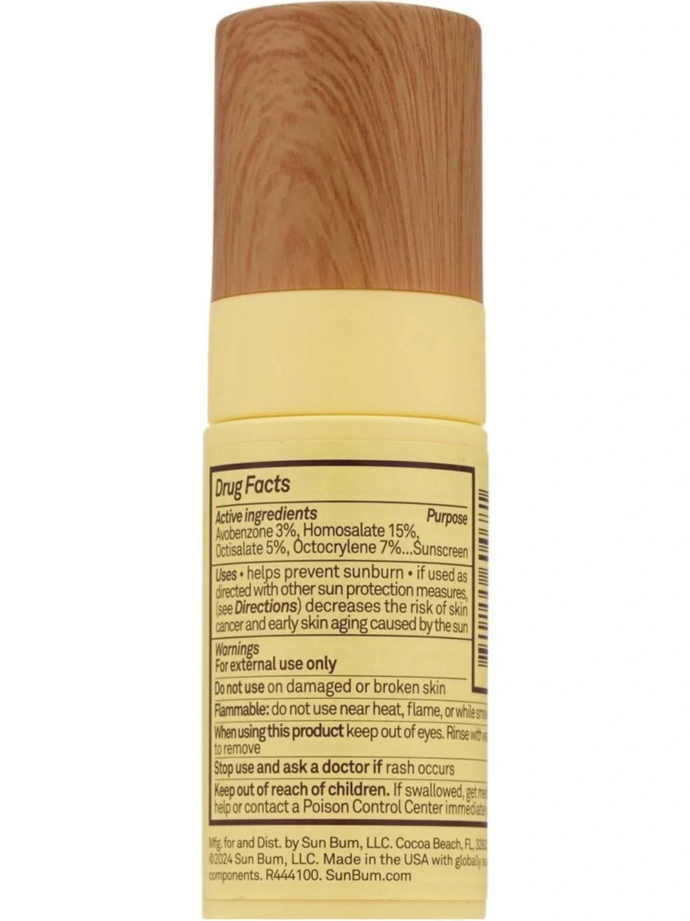 Sun Bum Original SPF 45 Sunscreen Face Mist. 1.35 FL OZ/ 40 mL.